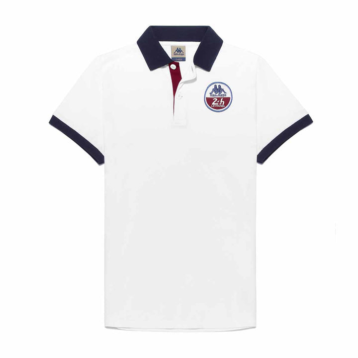 Polo Tazhio Robe Di Kappa 24H Le Mans 2024 Blanc Unisexe