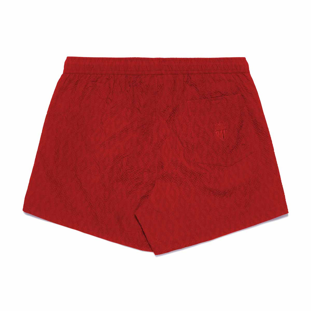 Short De Bain Cultor Robe di Kappa - AS Monaco 2024 Rouge Homme