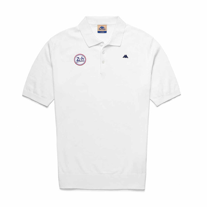 Polo Serge Robe Di Kappa 24H Le Mans 2024 Blanc Unisexe