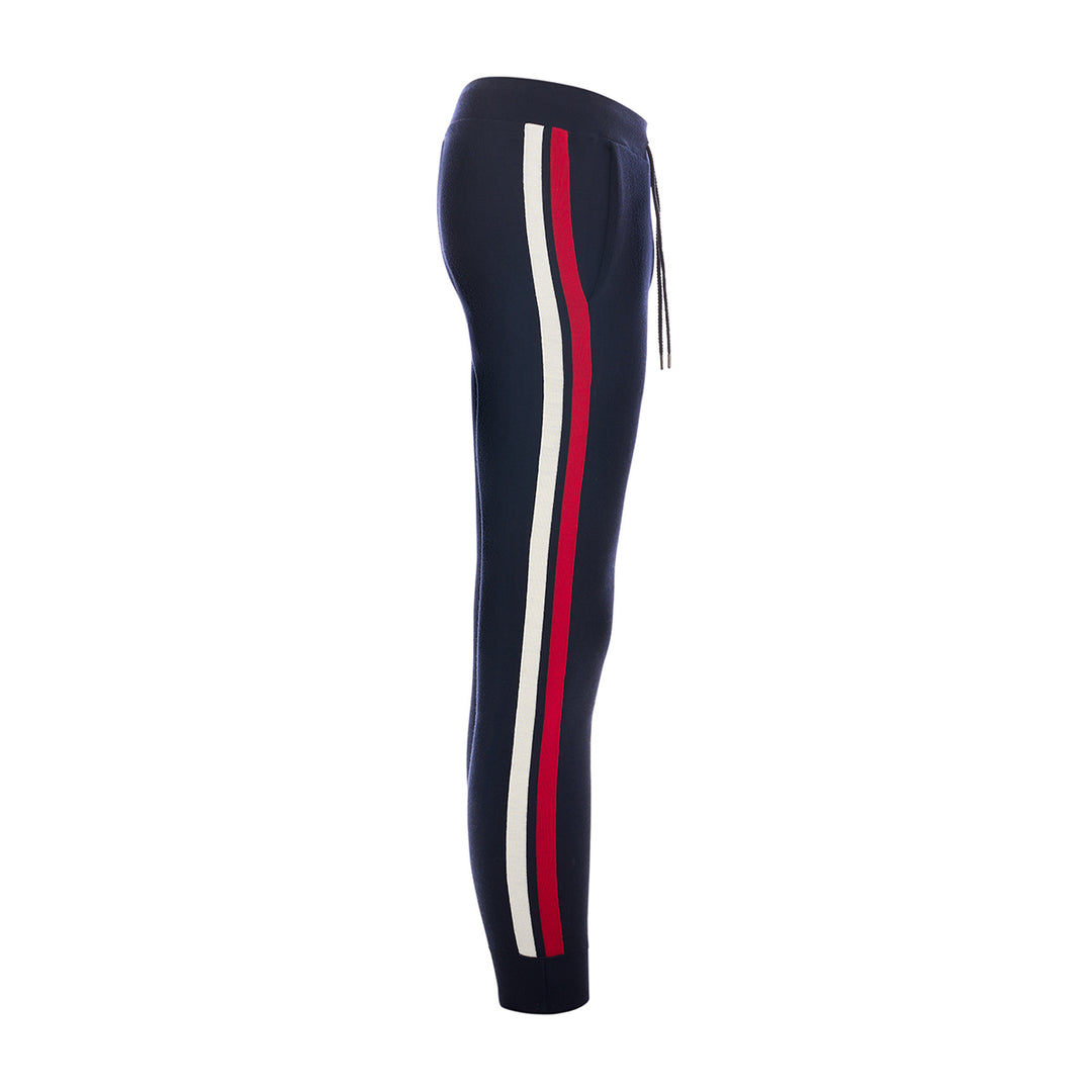 Pantalon Vikings Kappa x Saint James Bleu côté droit