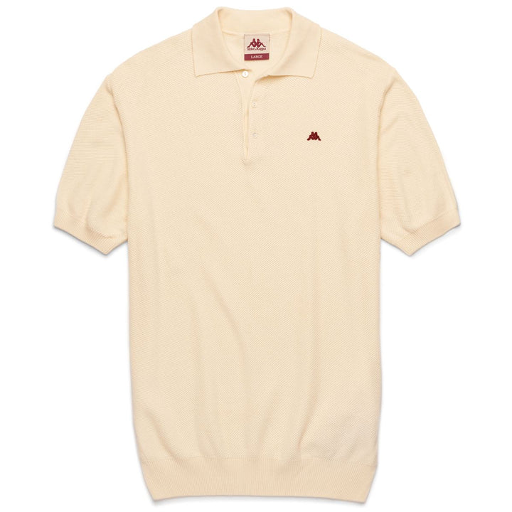 Polo Ogma Robe di Kappa Beige Unisexe