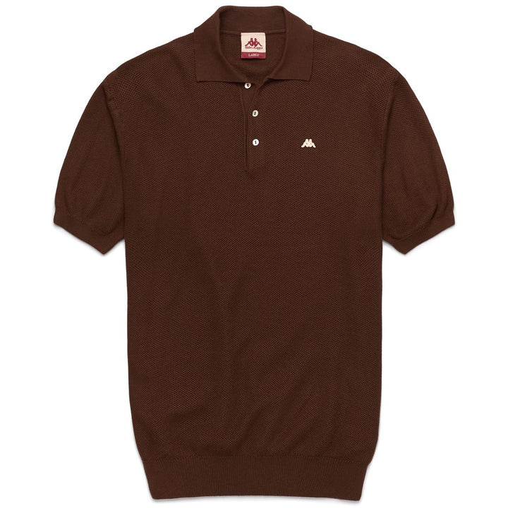 Polo Ogma Robe di Kappa Marron Unisexe