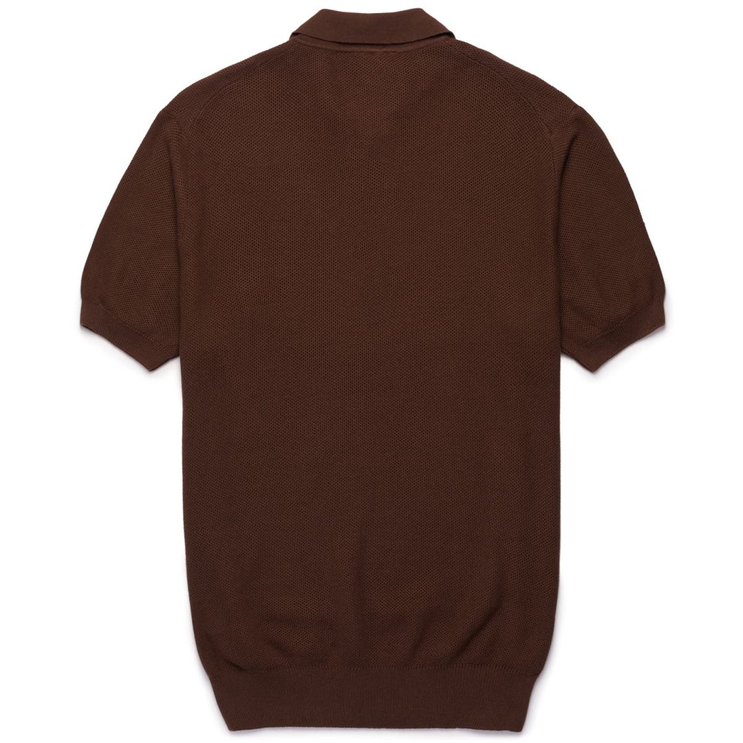 Polo Ogma Robe di Kappa Marron Unisexe