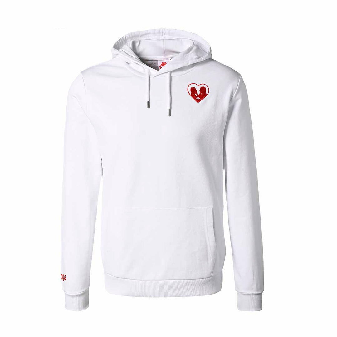 Hoodie homme Lorens Authentic Blanc