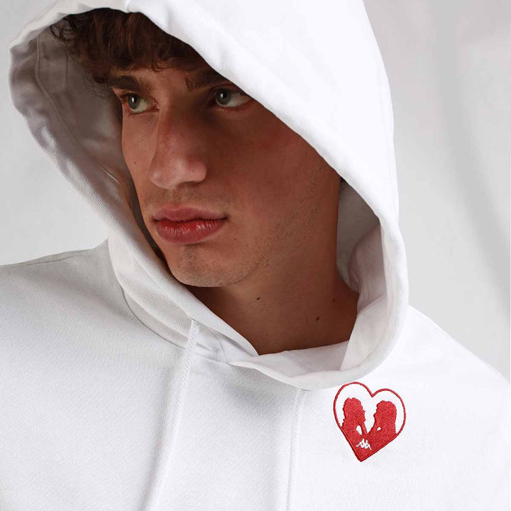 Hoodie homme Lorens Authentic Blanc