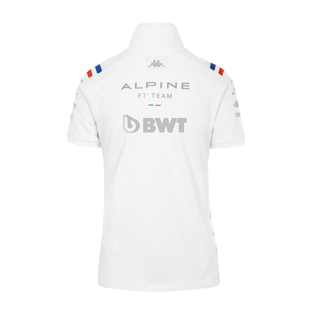 Polo Ashaw BWT Alpine F1 Team Blanc Femme - Image 3