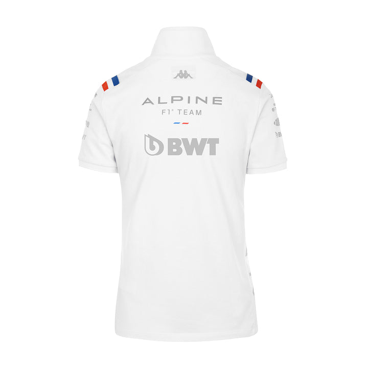 Polo Ashaw BWT Alpine F1 Team Blanc Femme - Image 3