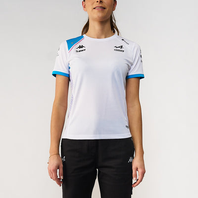 T-Shirt Aboliw BWT Alpine F1 Team 2023 Femme Blanc