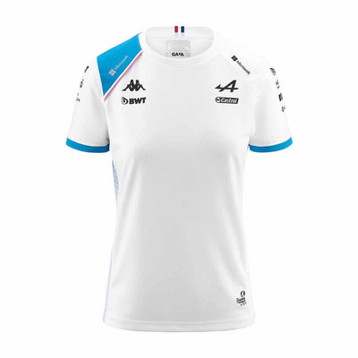 T-Shirt Aboliw BWT Alpine F1 Team 2023 Femme Blanc